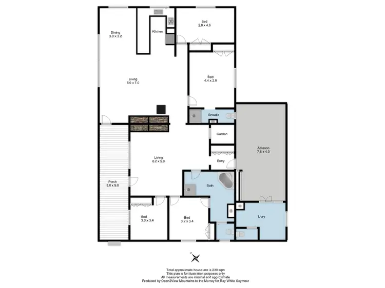 Floorplan of Homely rural property listing, Landscape Road, Tallarook VIC 3659