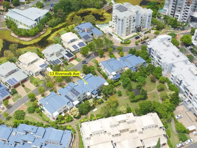 Floorplan of Homely house listing, 13 Riverwalk Avenue, Robina QLD 4226