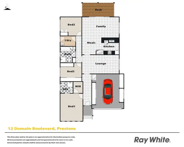 Floorplan of Homely house listing, 12 Domain Boulevarde, Prestons NSW 2170
