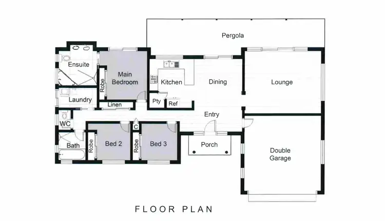 Floorplan of Homely house listing, 1 Jacaranda Close, Glass House Mountains QLD 4518