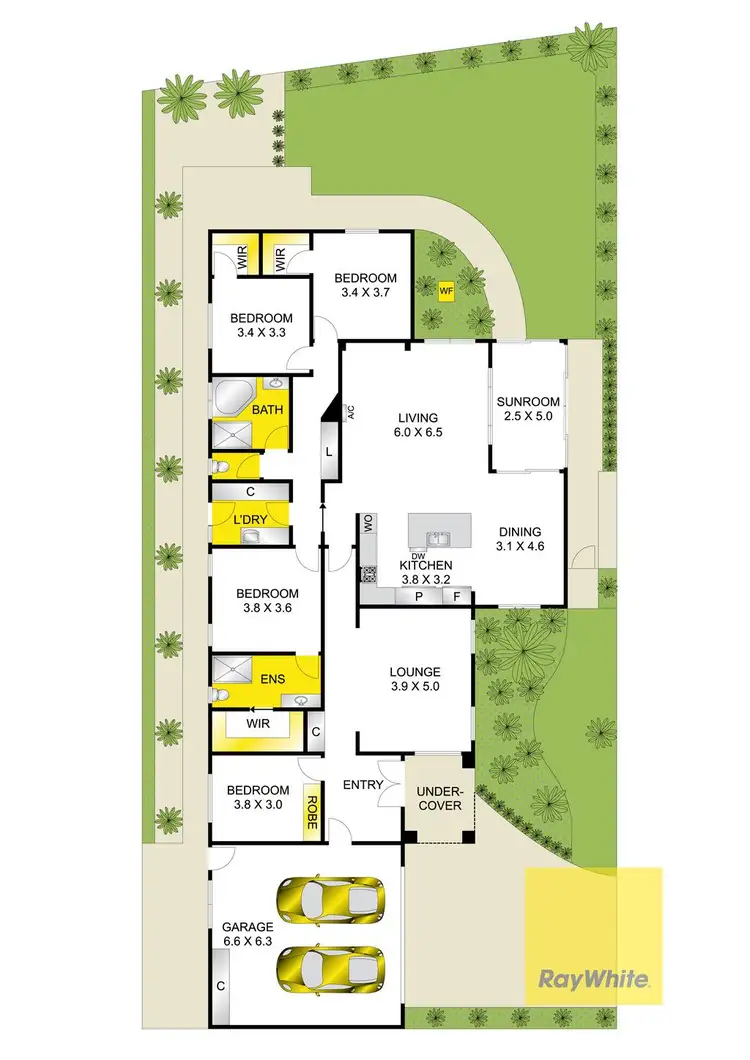 Floorplan of Homely house listing, 14 Cobb Court, Highton VIC 3216