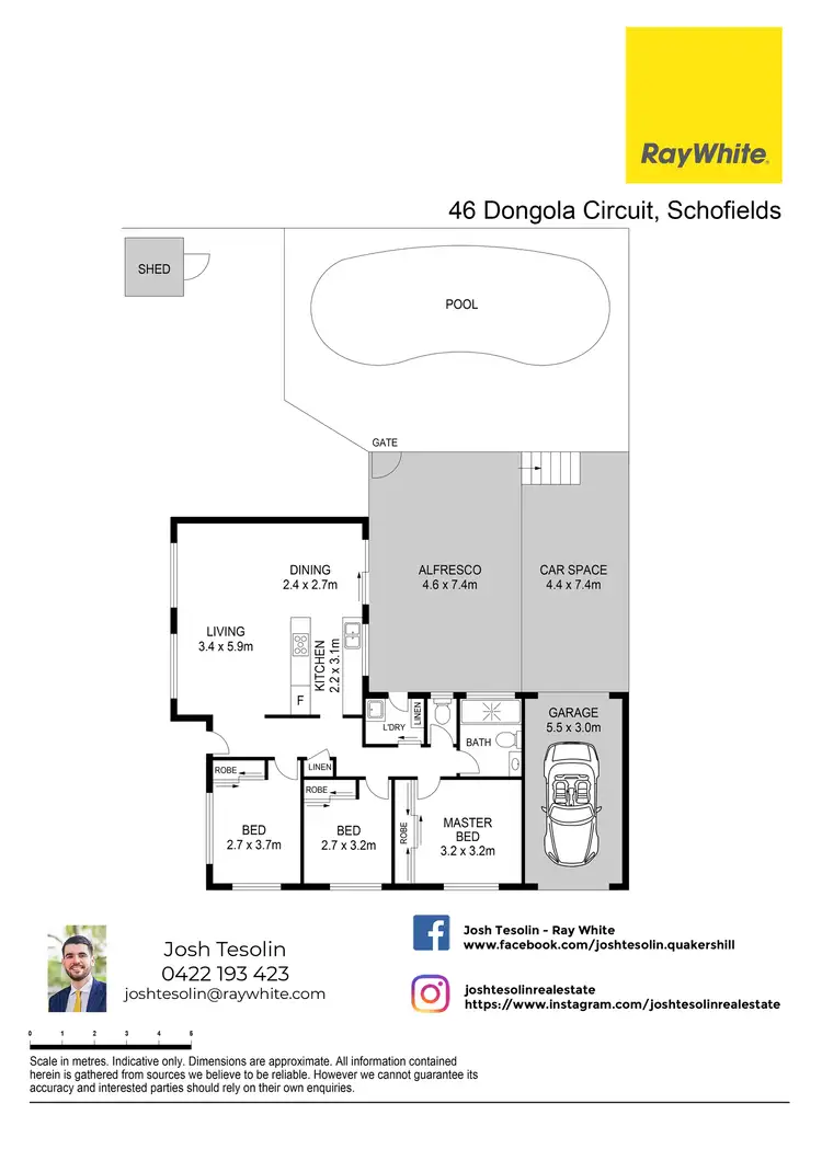 Floorplan of Homely house listing, 46 Dongola Circuit, Schofields NSW 2762