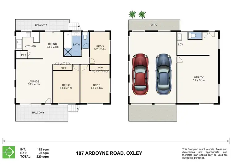 Floorplan of Homely house listing, 187 Ardoyne Road, Oxley QLD 4075