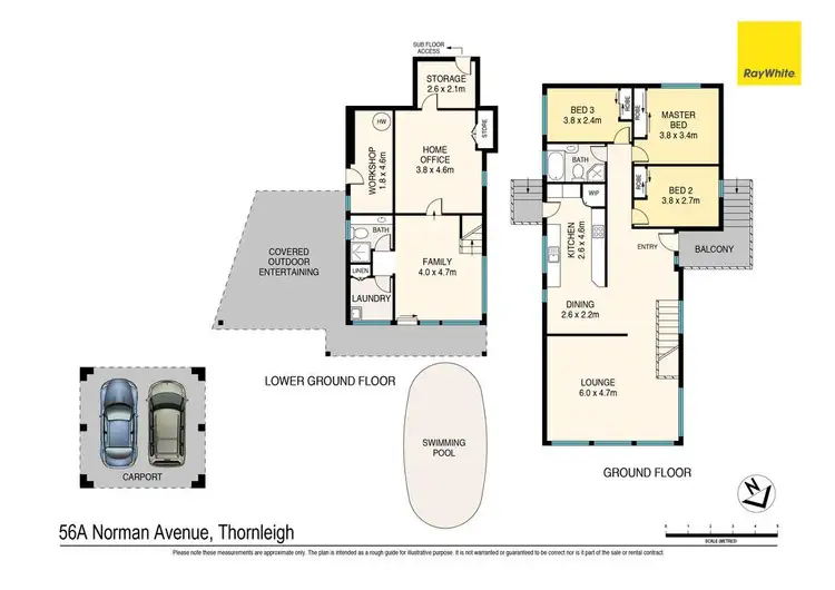 Floorplan of Homely house listing, 56a Norman Avenue, Thornleigh NSW 2120