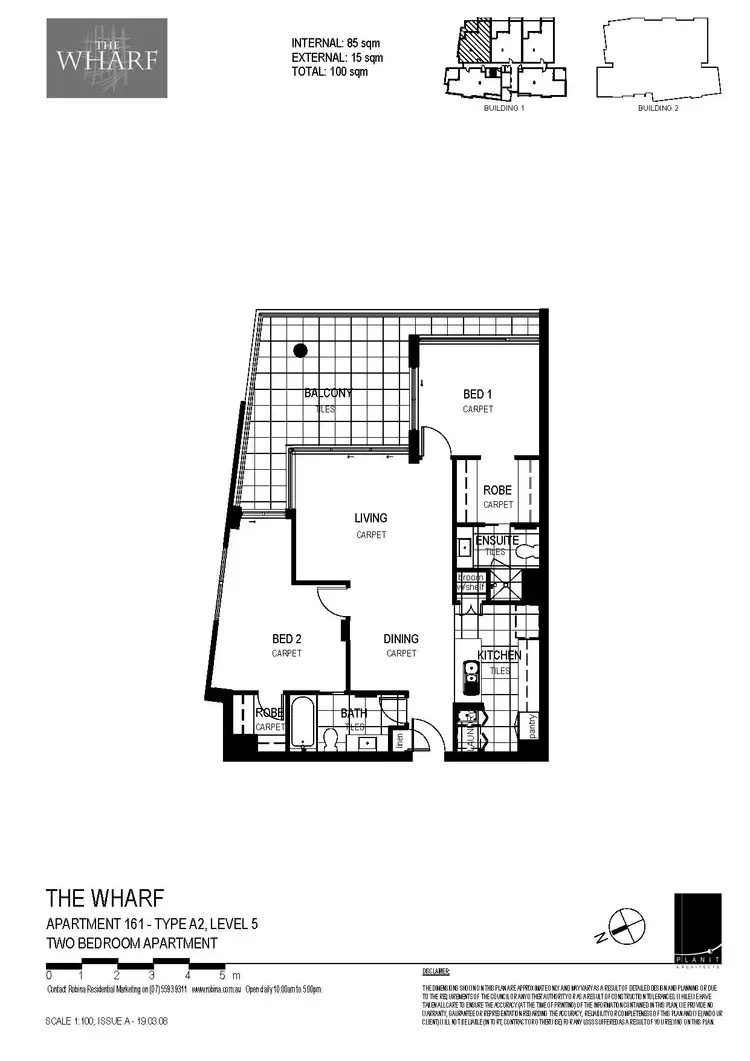 Floorplan of Homely unit listing, 161/133 Laver Drive, Robina QLD 4226