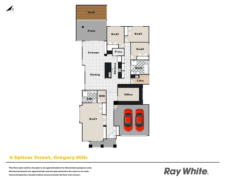 Floorplan of Homely house listing, 6 Spitzer Street, Gregory Hills NSW 2557