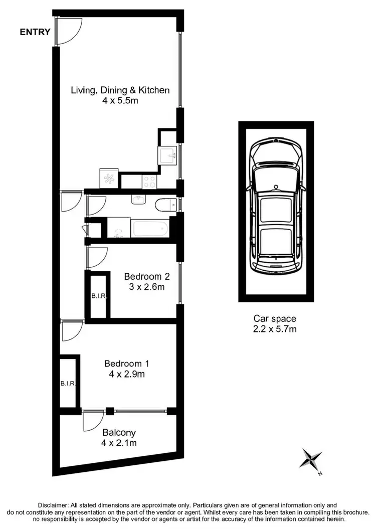 Floorplan of Homely unit listing, 7/52 Park Road, Hurstville NSW 2220