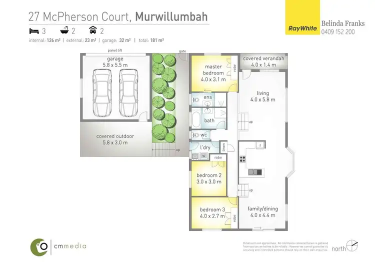 Floorplan of Homely house listing, 27 McPherson Court, Murwillumbah NSW 2484