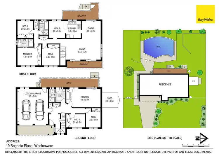 Floorplan of Homely house listing, 19 Begonia Place, Woolooware NSW 2230