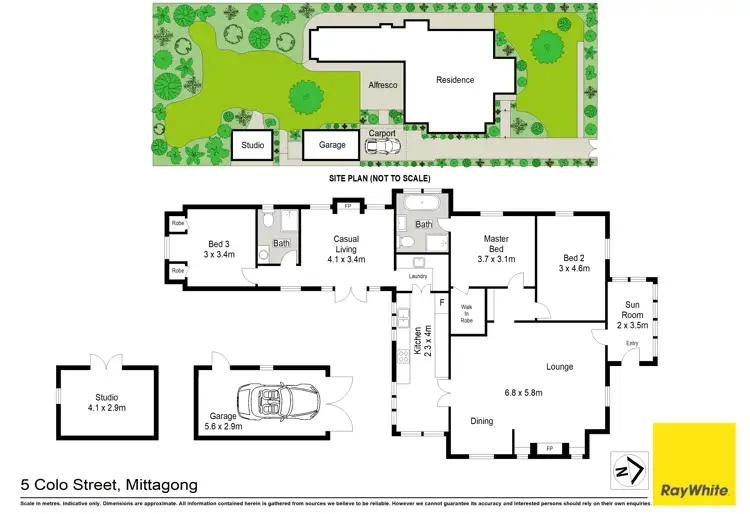 Floorplan of Homely house listing, 5 Colo Street, Mittagong NSW 2575