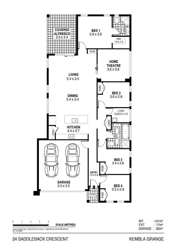 Floorplan of Homely house listing, 24 Saddleback Crescent, Kembla Grange NSW 2526