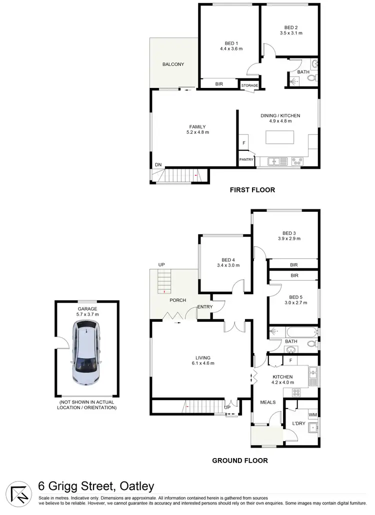 Floorplan of Homely house listing, 6 Grigg Street, Oatley NSW 2223