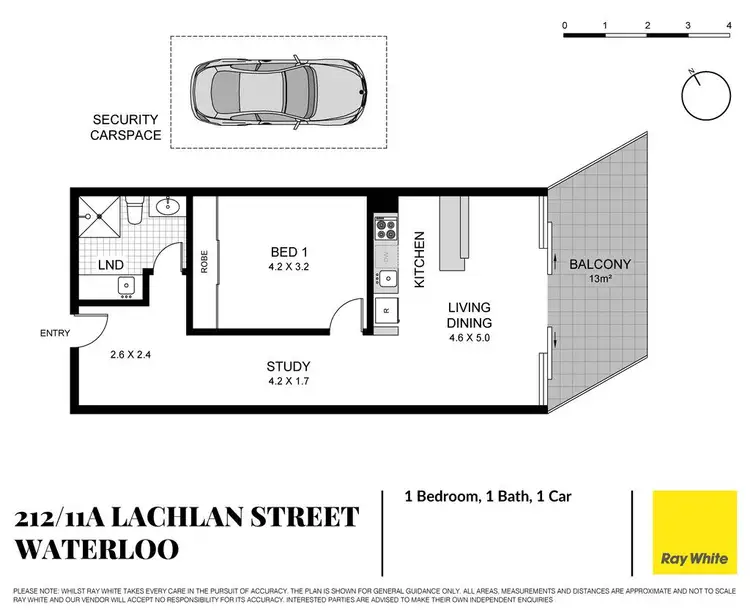 Floorplan of Homely apartment listing, 212/11a Lachlan Street, Waterloo NSW 2017