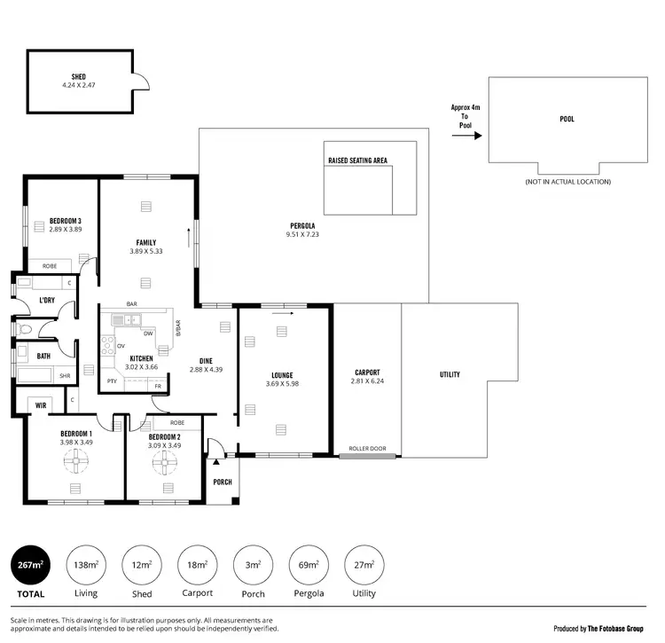 Floorplan of Homely house listing, 97 Delta Crescent, Aberfoyle Park SA 5159