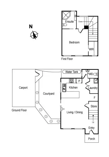 Floorplan of Homely unit listing, 4/1015 Nepean Highway, Moorabbin VIC 3189