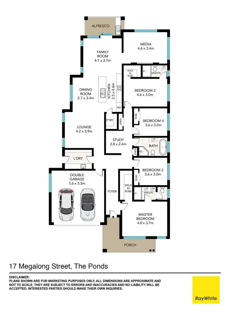 Floorplan of Homely house listing, 17 Megalong Street, The Ponds NSW 2769