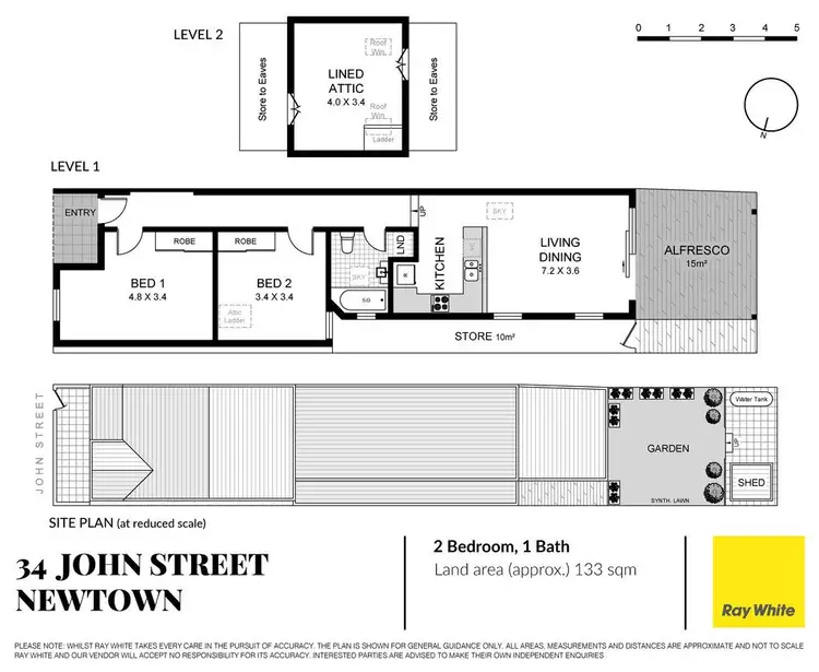 Floorplan of Homely house listing, 34 John Street, Newtown NSW 2042