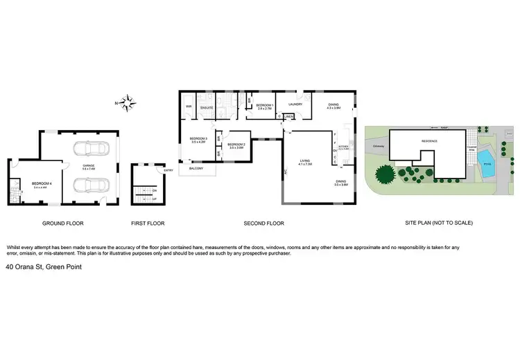 Floorplan of Homely house listing, 40 Orana Street, Green Point NSW 2251