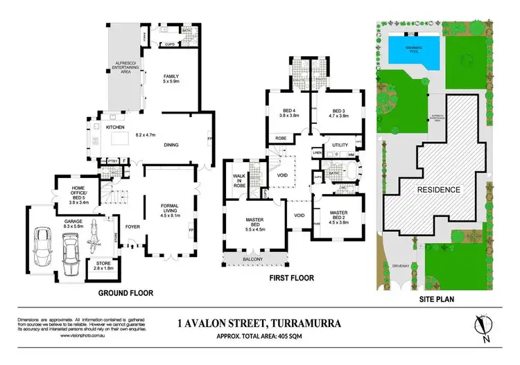 Floorplan of Homely house listing, 1 Avalon Street, Turramurra NSW 2074