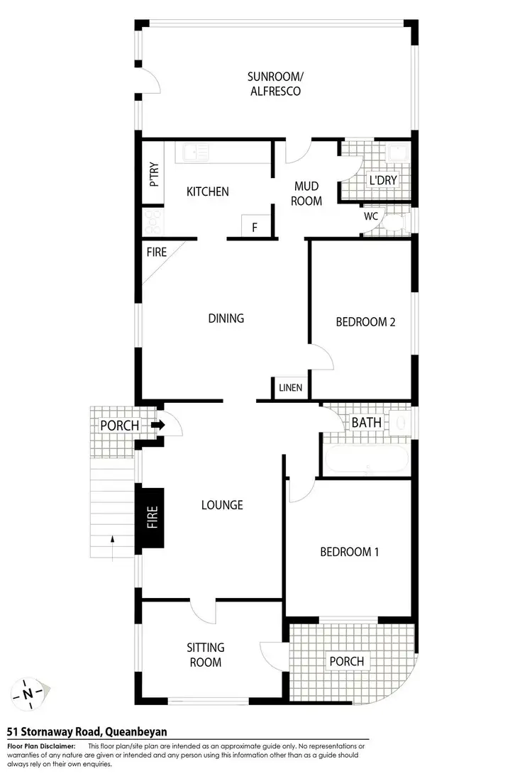 Floorplan of Homely house listing, 51 Stornaway Road, Queanbeyan NSW 2620