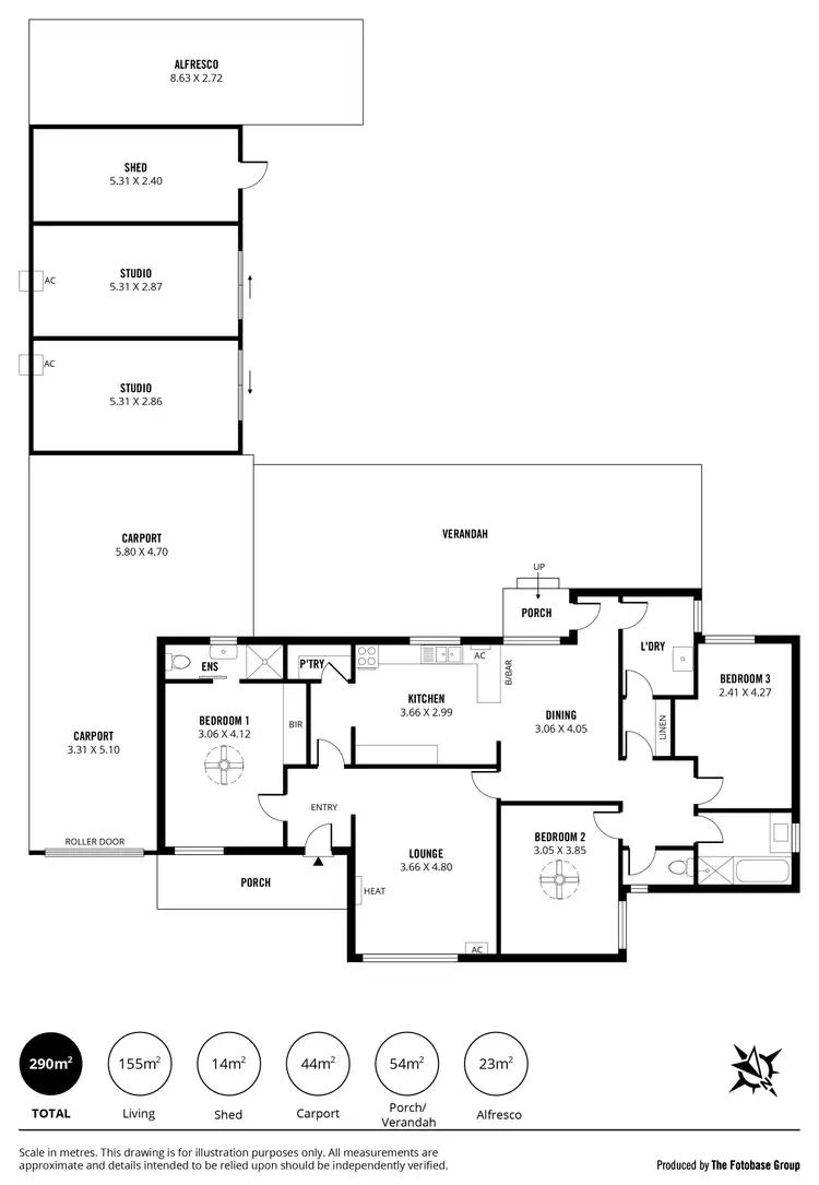 Floorplan of Homely house listing, 12 Parachilna Court, Smithfield SA 5114