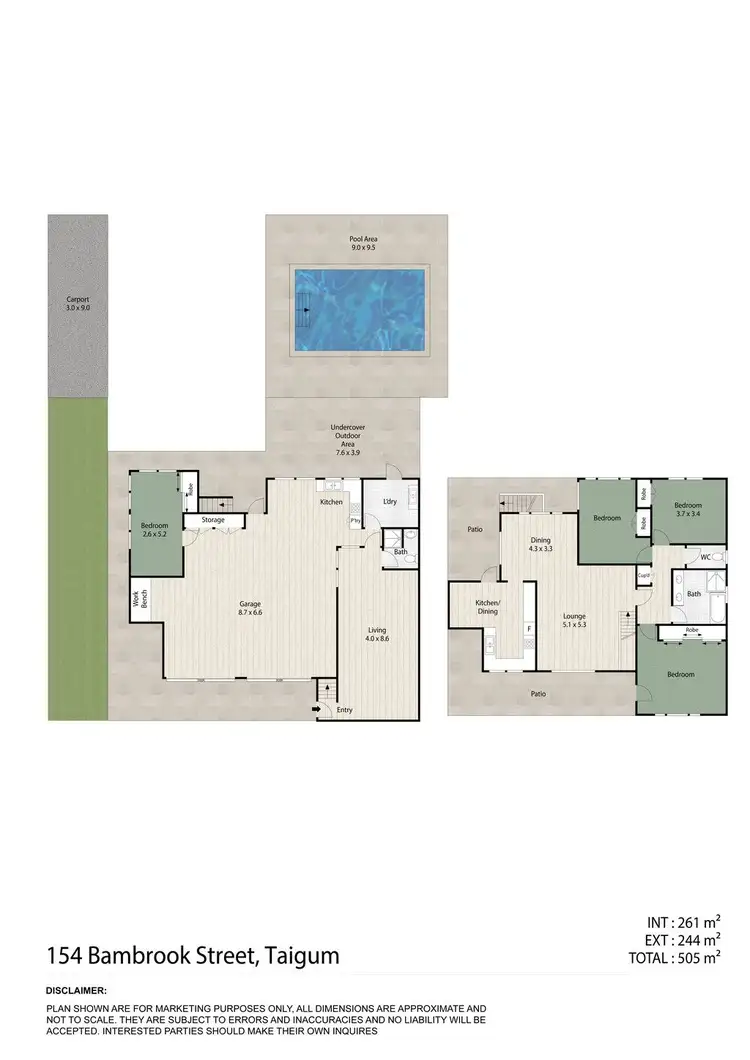 Floorplan of Homely house listing, 154 Bambrook Street, Taigum QLD 4018