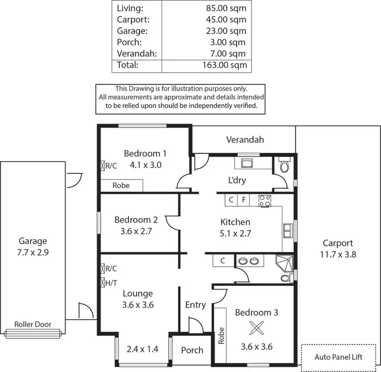 Floorplan of Homely house listing, 8 Hurstfield Terrace, Findon SA 5023