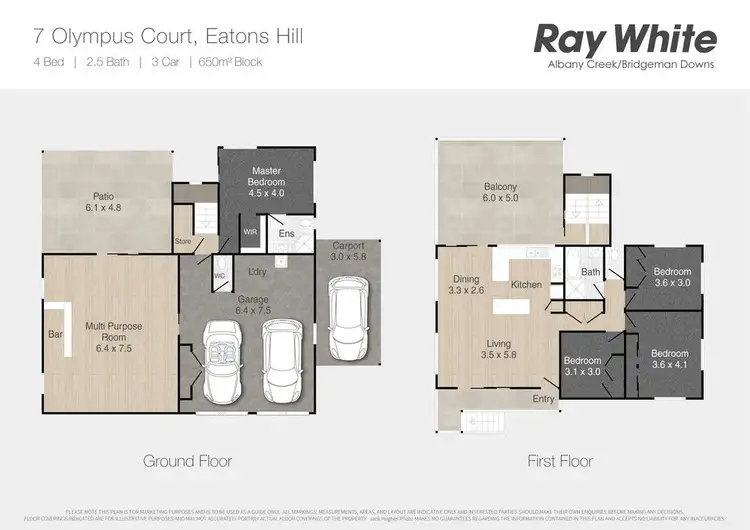 Floorplan of Homely house listing, 7 Olympus Court, Eatons Hill QLD 4037