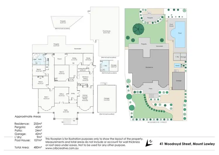 Floorplan of Homely house listing, 41 Woodroyd Street, Mount Lawley WA 6050