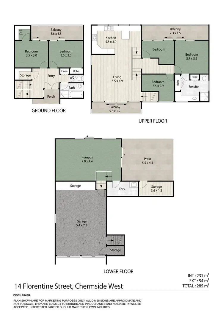 Floorplan of Homely house listing, 14 Florentine Street, Chermside West QLD 4032