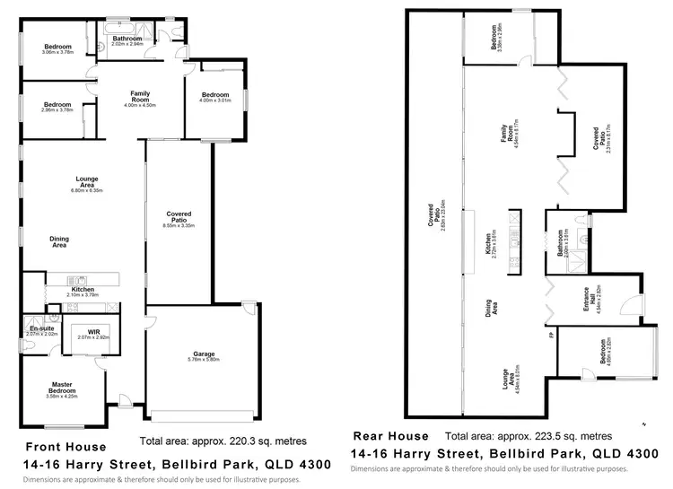 Floorplan of Homely house listing, 14-16 Harry Street, Bellbird Park QLD 4300