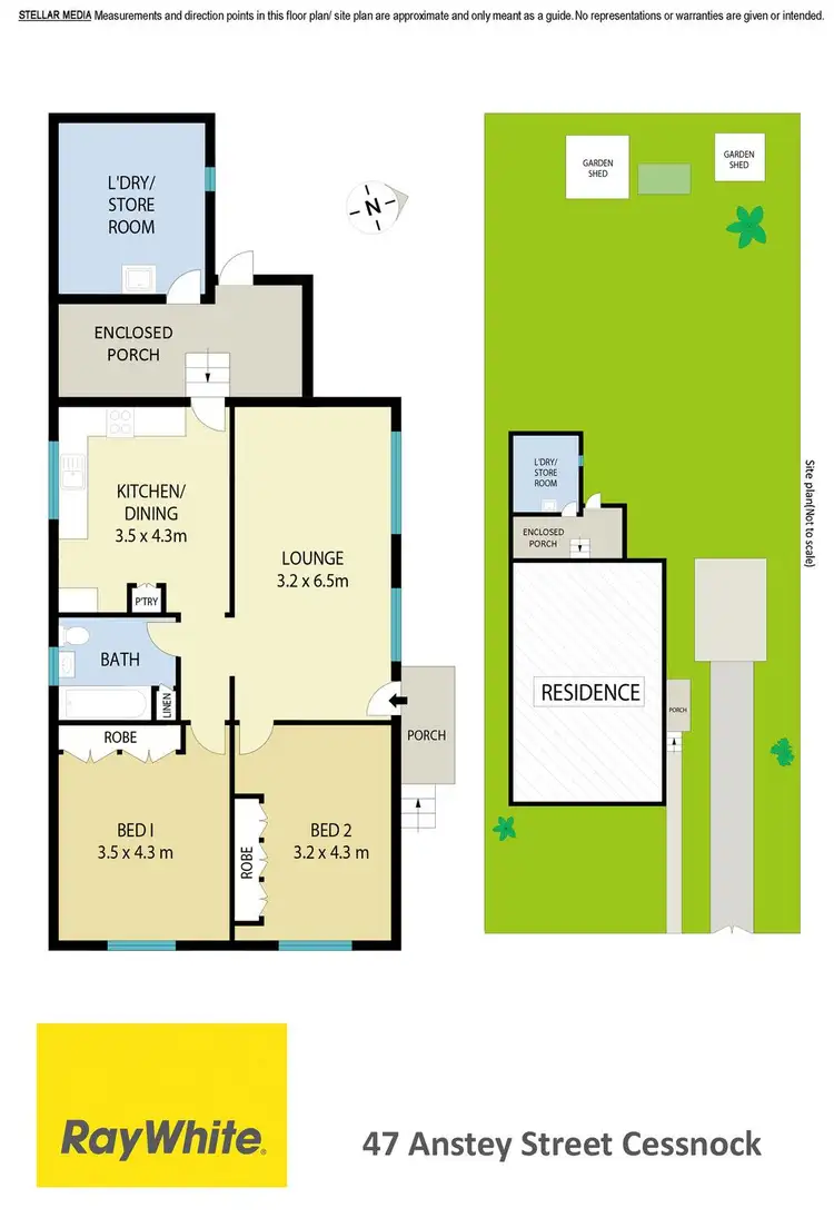 Floorplan of Homely house listing, 47 Anstey Street, Cessnock NSW 2325