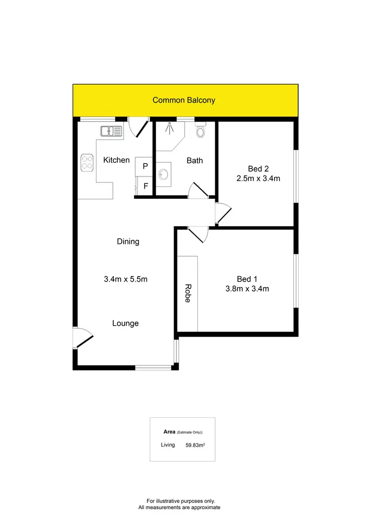 Floorplan of Homely unit listing, 6/15 Galway Avenue, Marleston SA 5033