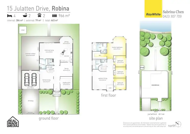Floorplan of Homely house listing, 15 Julatten Drive, Robina QLD 4226