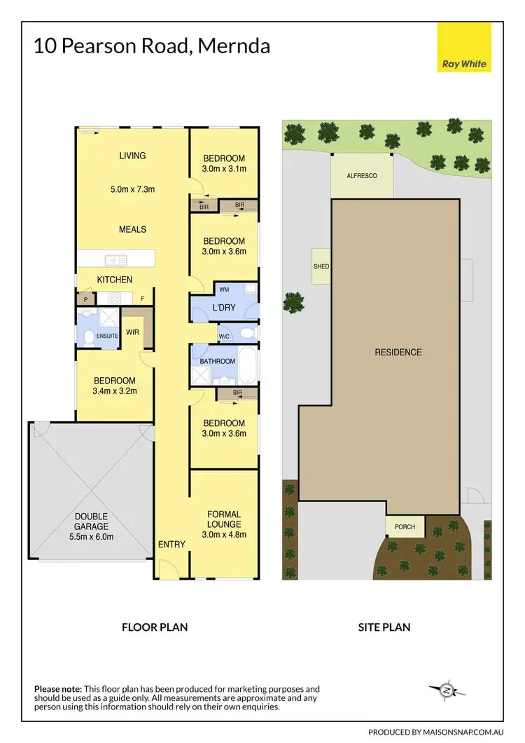 Floorplan of Homely house listing, 10 Pearson Road, Mernda VIC 3754