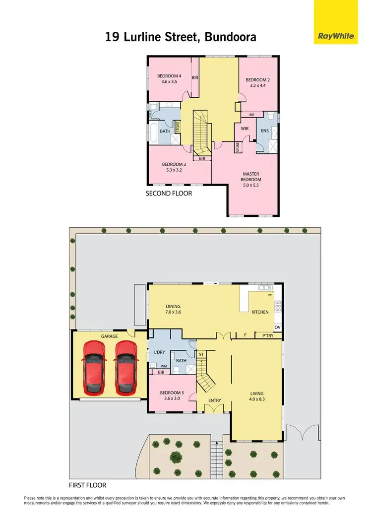 Floorplan of Homely house listing, 19 Lurline Street, Bundoora VIC 3083