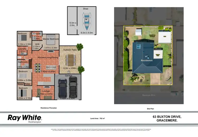 Floorplan of Homely house listing, 63 Buxton Drive, Gracemere QLD 4702