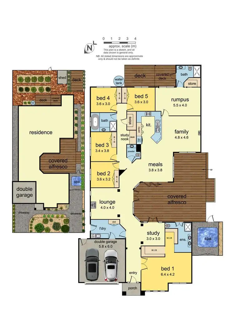Floorplan of Homely house listing, 10 Brennan Court, Berwick VIC 3806