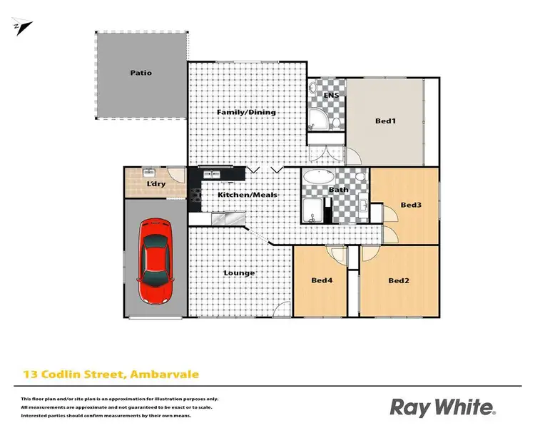 Floorplan of Homely house listing, 13 Codlin Street, Ambarvale NSW 2560