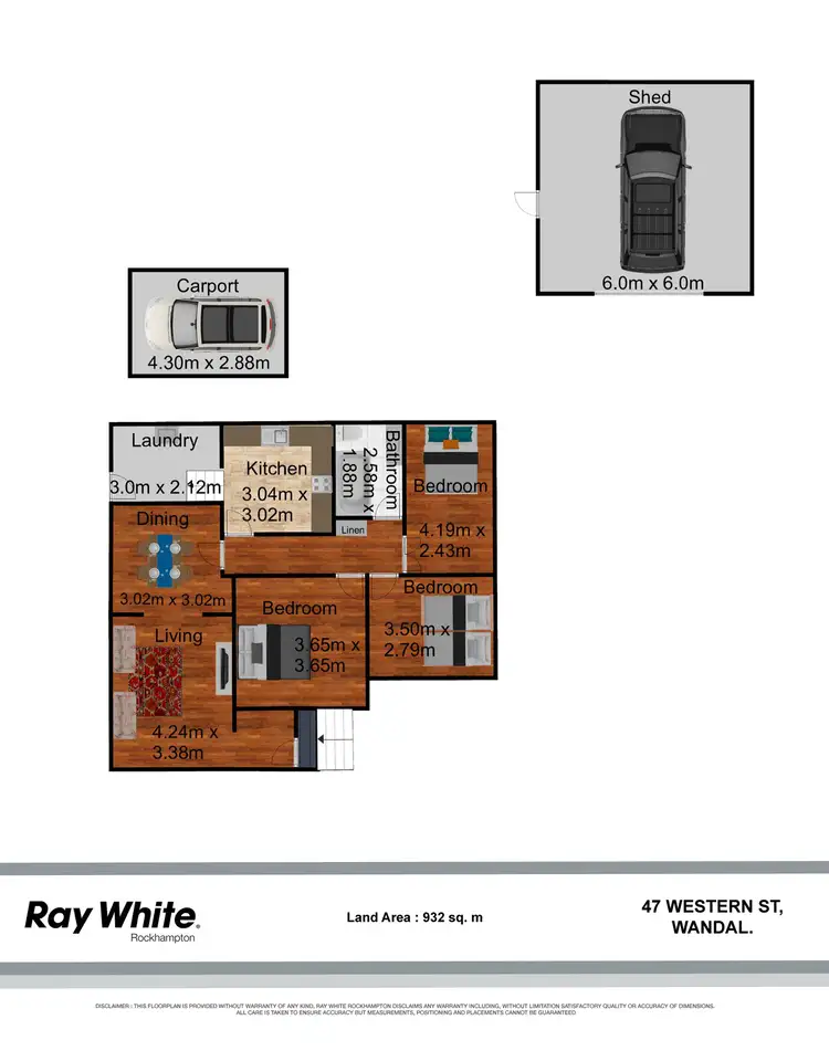Floorplan of Homely house listing, 47 Western Street, Wandal QLD 4700