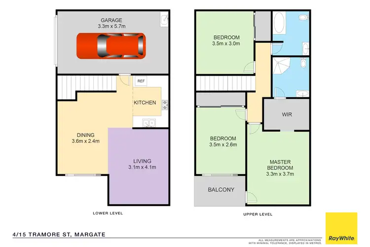 Floorplan of Homely townhouse listing, 4/15 Tramore Street, Margate QLD 4019