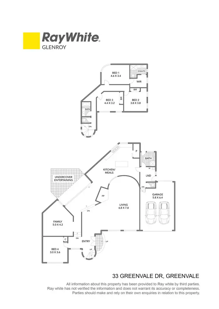 Floorplan of Homely house listing, 33 Greenvale Drive, Greenvale VIC 3059