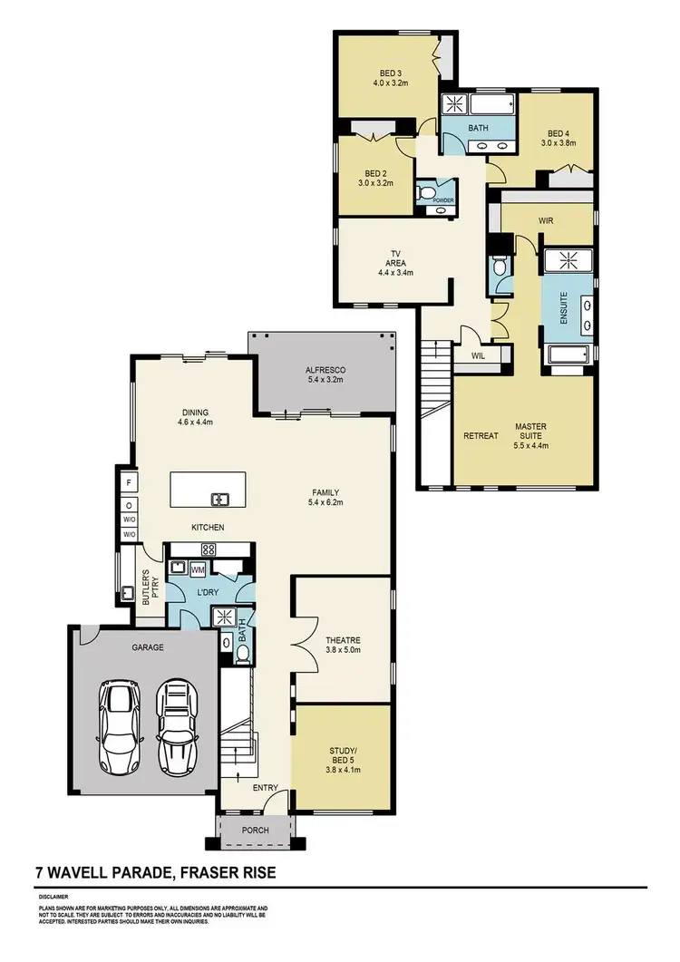Floorplan of Homely house listing, 7 Wavell Parade, Fraser Rise VIC 3336