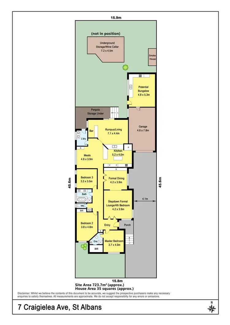 Floorplan of Homely house listing, 7 Craigielea Avenue, St Albans VIC 3021