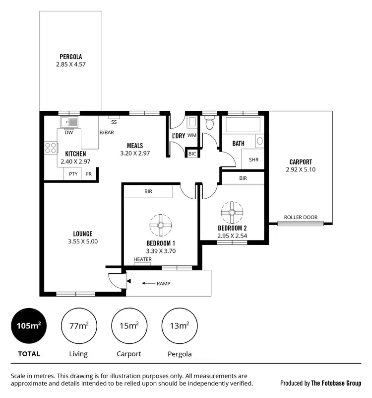 Floorplan of Homely unit listing, 10/48 Sunnymeade Drive, Aberfoyle Park SA 5159