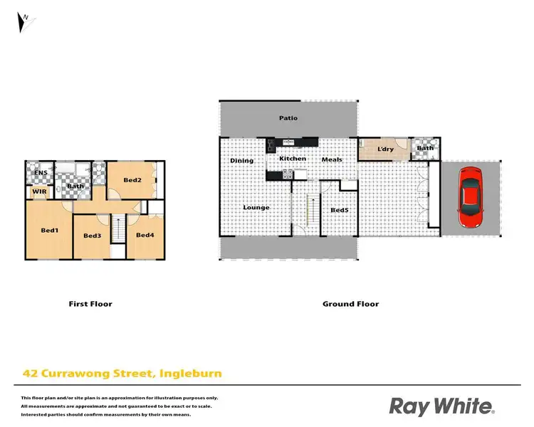 Floorplan of Homely house listing, 42 Currawong Street, Ingleburn NSW 2565