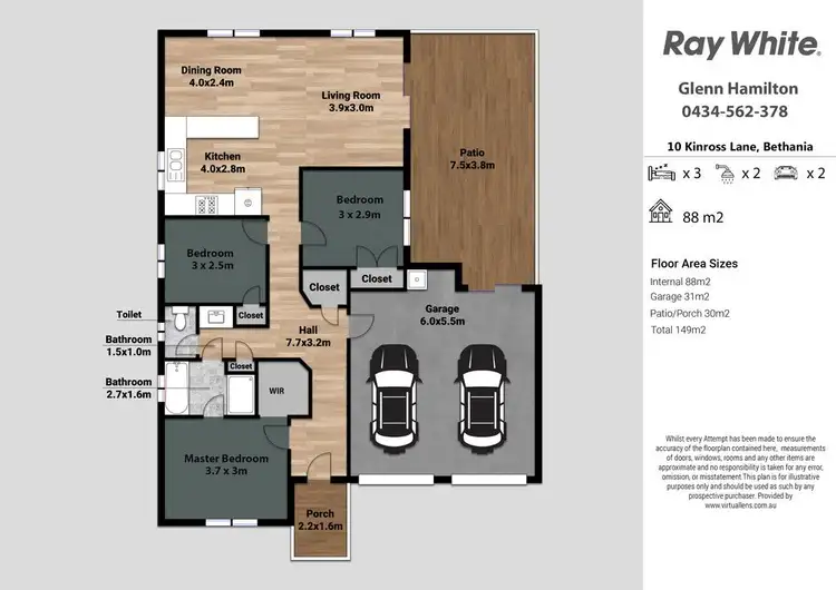 Floorplan of Homely house listing, 10 Kinross Lane, Bethania QLD 4205