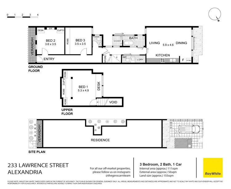 Floorplan of Homely house listing, 233 Lawrence Street, Alexandria NSW 2015