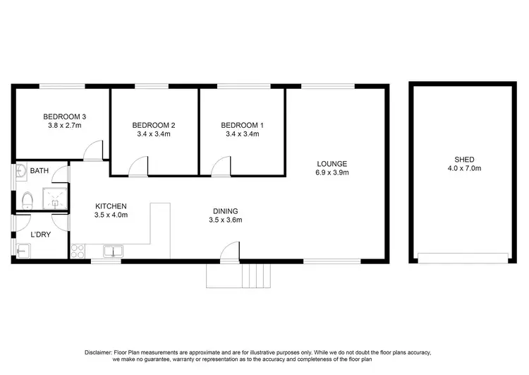 Floorplan of Homely unit listing, 4/121 Wehl Street North, Mount Gambier SA 5290