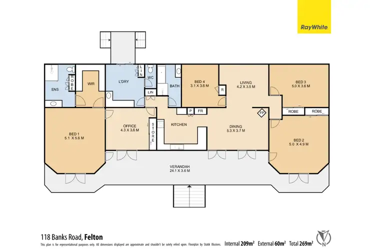 Floorplan of Homely rural property listing, 118 Banks Road, Felton QLD 4358